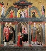 DOMENICO DA TOLMEZZO St Lucy Altarpiece (Pala di S. Lucia) eth Sweden oil painting artist
